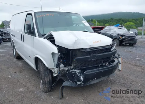 2022 Chevrolet Express Cargo Rwd 2500 Regular Wheelbase Wt из США, поврежденный, VIN 1GCWGAF17N1234665